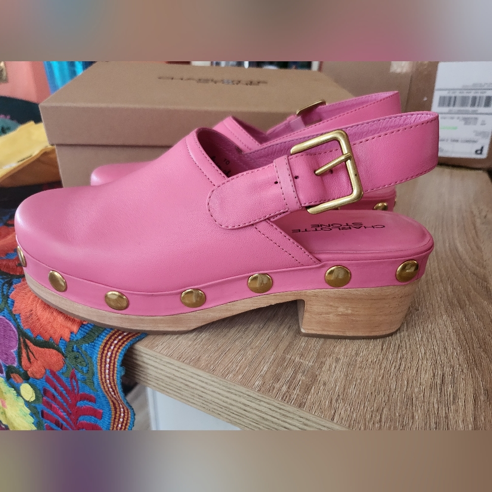 Charlotte Stone size 10 Jona clogs